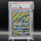 2018 Rayquaza GX PSA 10 #160 Celestial Storm Sun And Moon