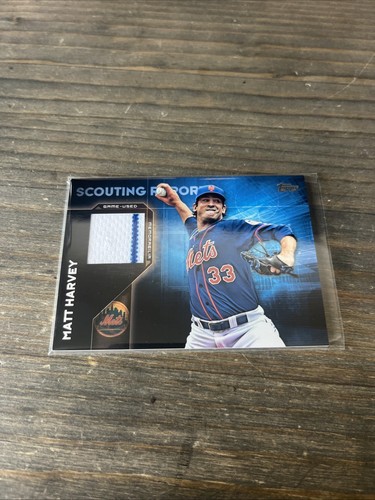 2016 Topps Scouting Report Relics Matt Harvey #SRR-MHA - Bild 2 von 3