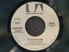 HAWKWIND SILVER MACHINE SEVEN BY SEVEN WHITE LABEL PROMO WLP