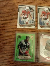 Cardinals Lot. Will Johnson Panini Absolute Auto. Ellijah Higgins Sage Auto /25.