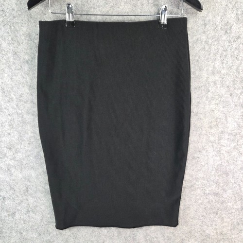 Miss Valley Skirt Womens Large Black Straight Pencil Stretch 13019 - Bild 8 von 9