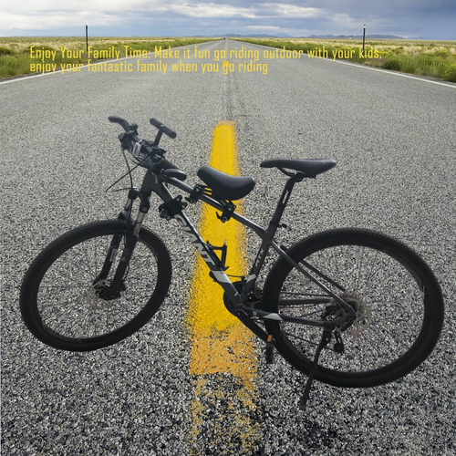 Seggiolino per Mountain Bike, Sedili Anteriori Montati per Bicicletta per Bambin - Foto 6 di 12