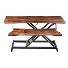 37" Height Adjustable Home Office Computer Desk Converter Stand Up Desk Riser