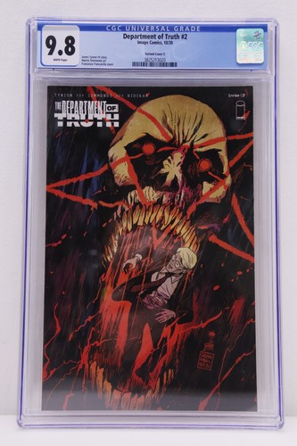 Department Of Truth # 2 Variant Cover C Image Comics, 10/20 CGC 9.8 Sealed