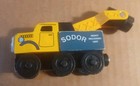 2002 THOMAS THE TRAIN WOODEN BUTCH SODOR HEAVY RECOVERY CAR 07137 — photo 4
