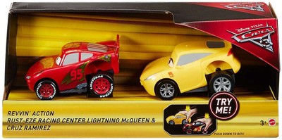 Rust-Eze Racing Center Lightning McQueen & Cruz Ramirez Vehicle 2