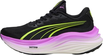 Puma MagMax Nitro Damen Laufschuhe schwarz gepolstert Komfort Sportschuhe