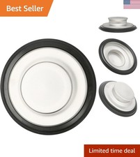 Versatile Stainless Steel Sink Stopper for 3.5" Drains - Secure Durable Seal