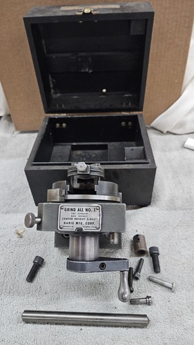 Harig GRIND ALL NO. 1 3.000 CENT. HGT With Box. Great Shape!