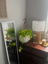 Stylish Boho Woven Lamp - Used