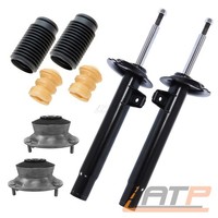 2X StoßDÄMpfer Vorne +Domlager +PROTECTION-KIT FÜR Bmw 3-ER E46 316-320 98-01