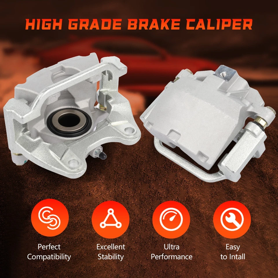 Brake Rear Calipers Pair For 2007-2018 GMC Sierra 1500 2008-2013 Chevy Avalanche - Image 4 of 4