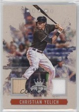 2017 Panini Diamond Kings DK Materials Holo Silver 83/99 Christian Yelich o7m