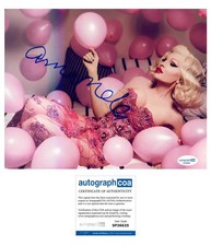 Amanda Lepore AUTOGRAPH Signed Drag Queen Model Autographed 8x10 Photo ACOA