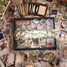 icceemee Scrapbooking Supplies Kit, Green Garden Scrapbooking Kit for Bullet ...
