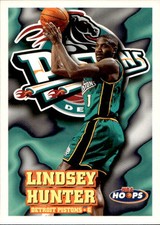 1997 NBA Basketball # 49 Lindsey Hunter Hoops Card