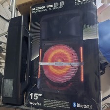 Edison Professional M2000 TWS  15" Power PA Bluetooth Speaker Home Theater Sound