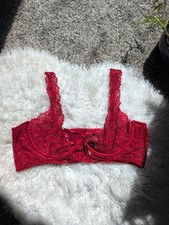 Frederick's of Hollywood Red Lace Bra