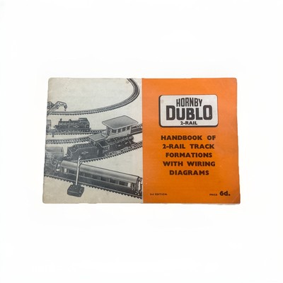 Hornby Dublo 2 Schienenhandbuch Gleisformationen & Schaltpläne 3. Auflage 1960