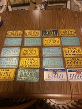 West Virginia Motorcycle License Plates , Huge Lot Of 20