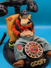 Disney Telemania Goofy Animated Talking Landline Corded Telephone Phone For Part