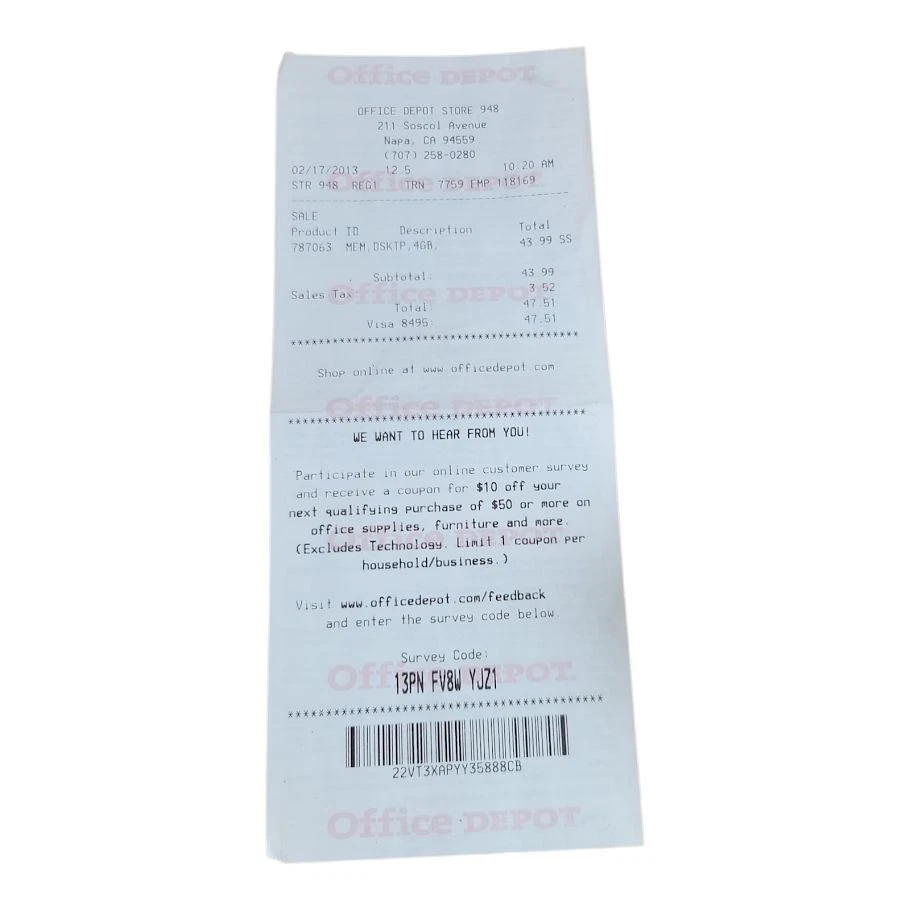 Kingston HyperX Blu 4 GB DDR3-1333 Desktop RAM Stick PC3-10666 Open Pack New M38 - Image 4 of 4