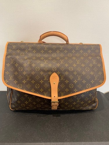 Louis Vuitton Monogram Sac Chasse M41140 2way Travel Bag W/Strap