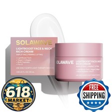 Solawave LightBoost Rich Cream for Face & Neck 1.69oz