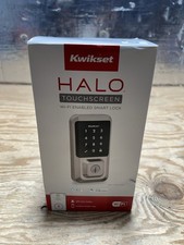 Kwikset Halo Touchscreen Wi-Fi Enabled Smart Lock, Satin Nickel 99390-001