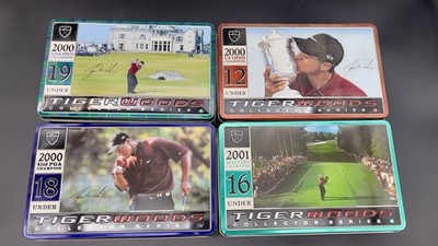 Tiger Woods 2000/2001 Grand Slam Collector Tin Series Nike Golf