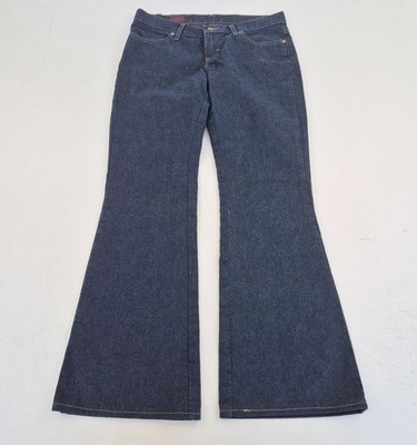Lee Jeans 14 Blau Damen Denim Baumwollmischung Stretch Bootcut Nieten Hipster