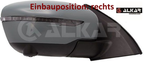 Alkar 9064672 AußEnspiegel Rechts Spiegel AußEn FüR Nissan-image