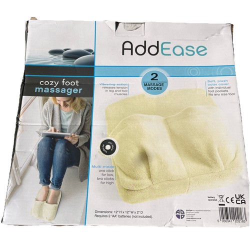 Cozy Foot Massager AddEase battery operated Soft Plush Fits Most Feet - Bild 5 von 5