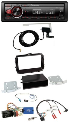 Pioneer 1DIN MP3 DAB USB Steering Wheel Car Stereo for Alfa Giulietta 2013-2021 piano-sc