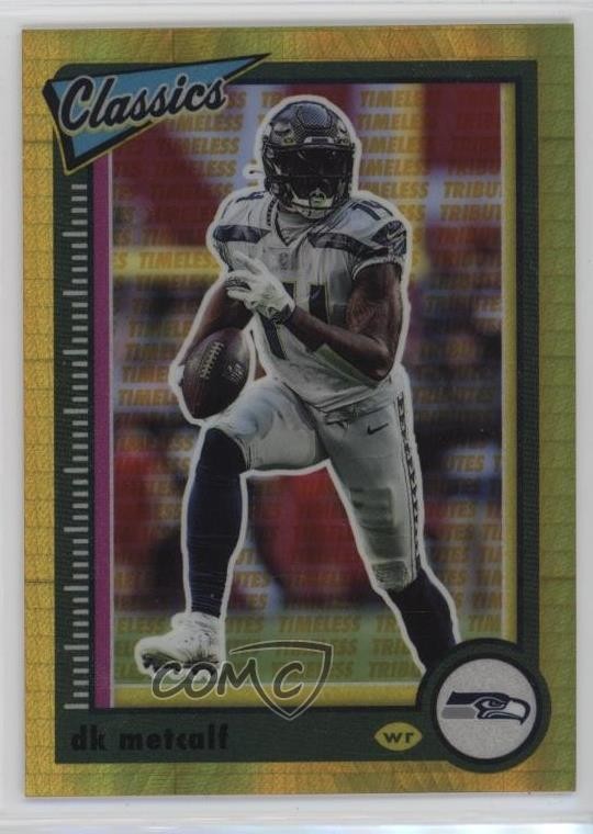 2022 Classics H2 Timeless Tributes Premium Edition Gold 19/99 DK Metcalf #85 3hd