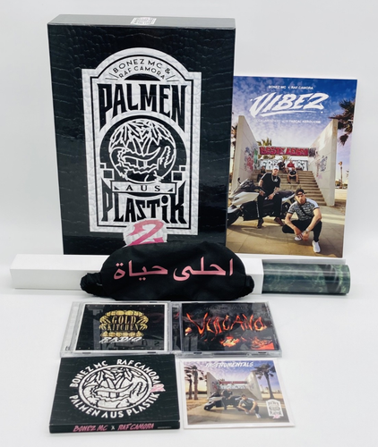 Bonez MC Raf Camora Plamen aus Plastik 2 Fan Box Schlafmaske Magazin Poster CD - Bild 7 von 23