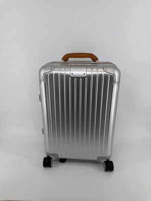 RIMOWA Original Cabin Twist Silver & Brown Aluminum Cabin