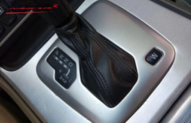 Para Coche Volvo XC90 03-14 Mate Plata Acero Consola Cambio de Marchas Marco Cubierta Borde Foto 4 de 4