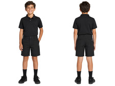 Volcom Boys Chino Shorts Black Size 25 10/12 NWT Stretch School