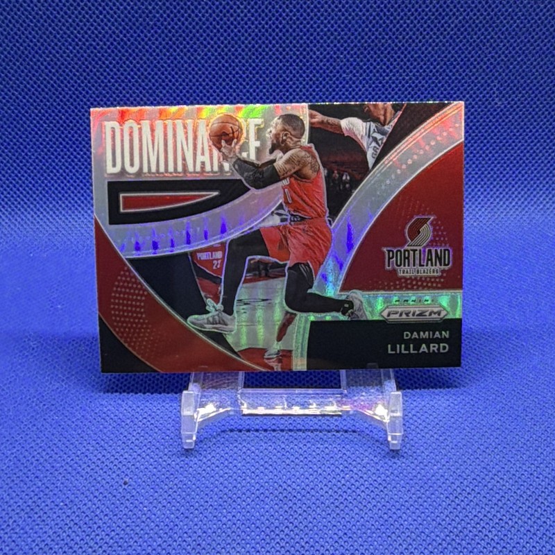2021-22 Panini Prizm Dominance Silver Damian Lillard - Blazers NBA Basketball