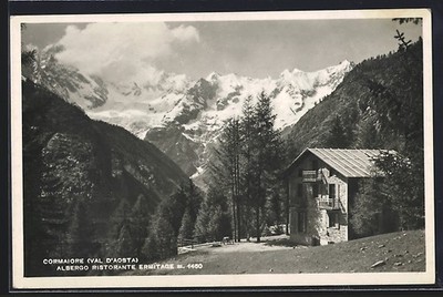 Cormaiore /Val d´Aosta, Albergo Ristorante Ermitage, Ansichtskarte 