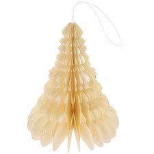 Christmas Party Decor Tabletop Themed Statue Honeycomb Xmas Tree