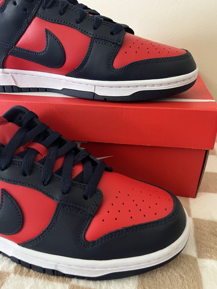 Nike Dunk Low Retro Sneakers University Red/Obsidian DV0833 601