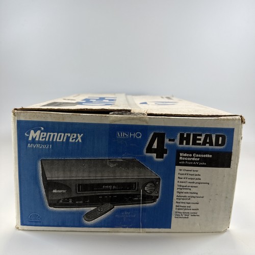 Memorex MVR2031 VHS Videorecorder Player 4 Kopf NEU - Bild 3 von 7