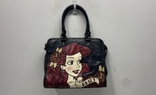 Bolso de Mano Disney Loungefly La Sirenita Ariel Amor Verdadero Tatuaje Cuero