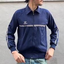 Vintage Adidas Track Jacket, Size 100, Heavily Used
