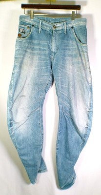 G Star Raw Jeans Faded Denim Tapered Herren Jeans Größe 31
