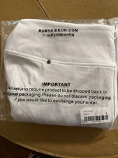 Ruby Ribbon Jean Skort Size Large NIP