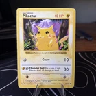 Pokemon Pikachu 58/102 Red Cheeks Base Set Shadowless WOTC Vintage 1999 MP