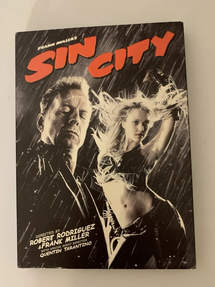 Sin City 2005 DVD w/ Slipcover Robert Rodriguez Frank Miller Neo-Noir Crime Cult - Image 2 of 4